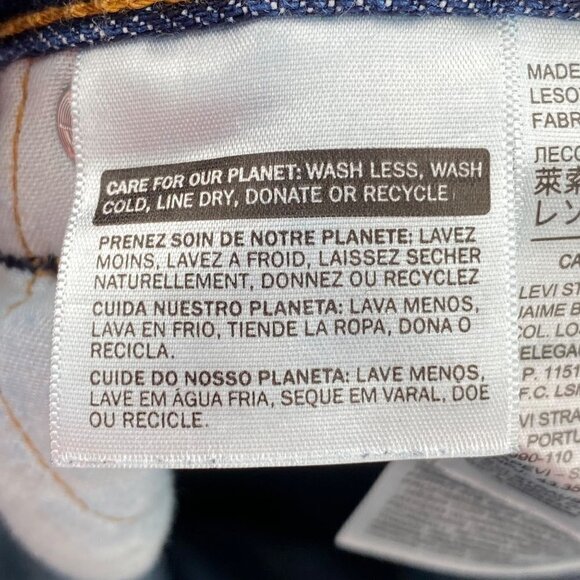 Levi’s Bootcut Blue Denim Jeans Men’s Size 34x30 - Picture 7 of 8